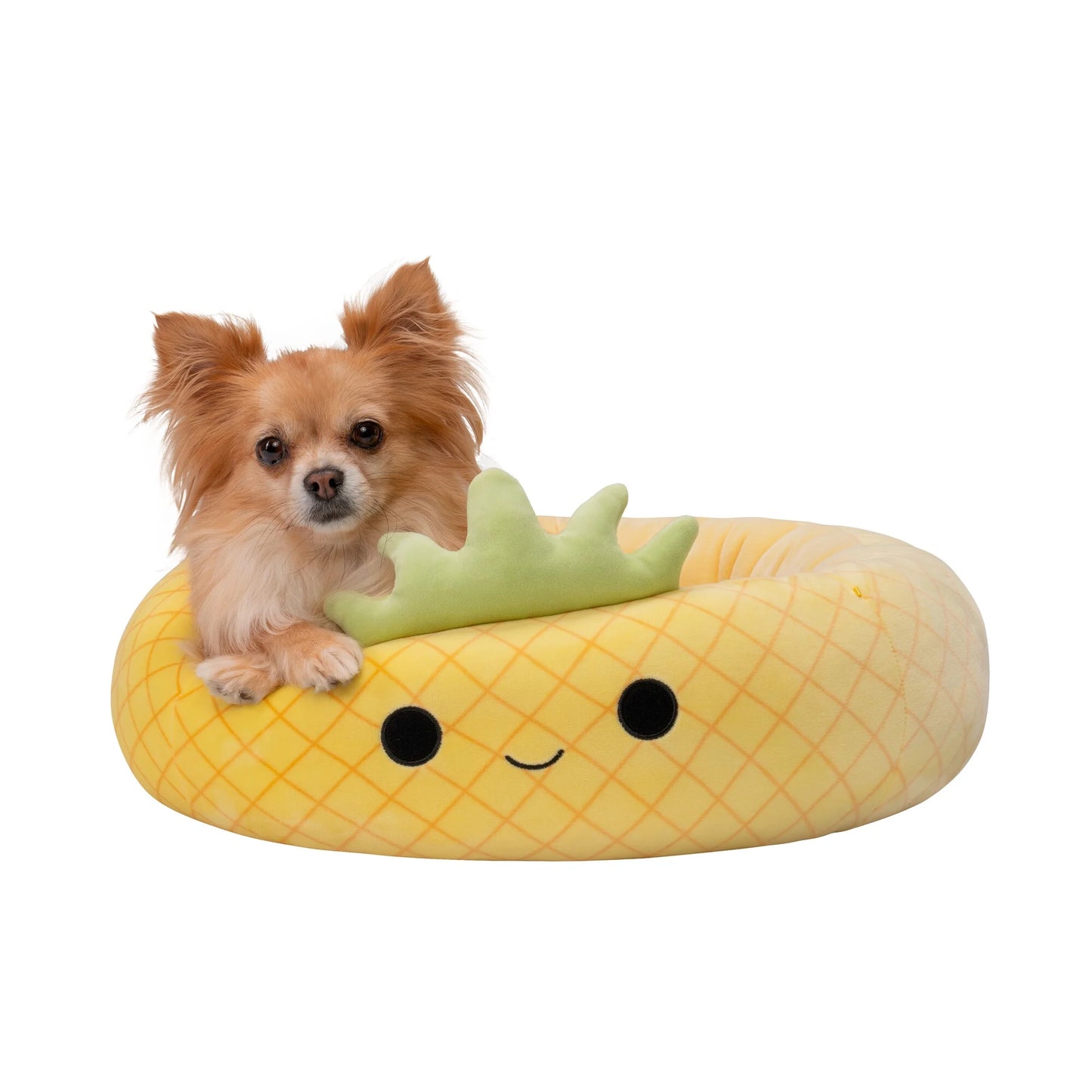 20 Inch Pineapple Pet Bed - Small Ultrasoft Official Plush Pet Bed