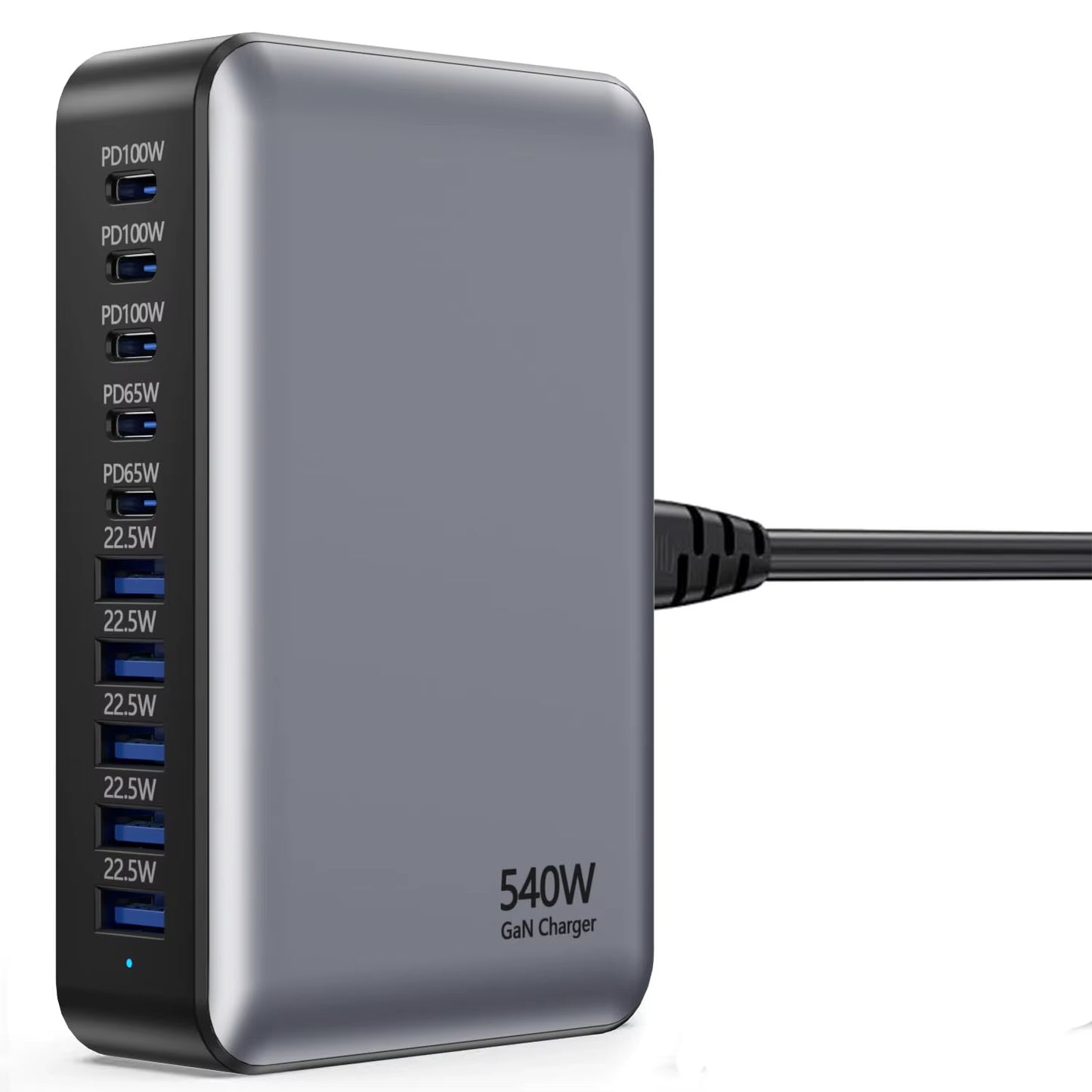 200/300/540/620W Gan High Power Multi-Port Fast Charger Multiple Charging Station for Iphone, for Macbook, for Samsung Etc