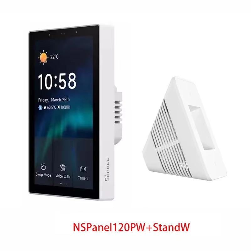 Nspanel Pro 120 Smart Home Control Panel Touch Screen Zigbee 3.0 Gateway Voice Control via Alexa Google Matter E-Wlink