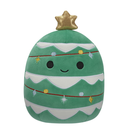 Original 8 Inch Johann the Christmas Tree with Snow - Child'S Ultra Soft Plush Toy
