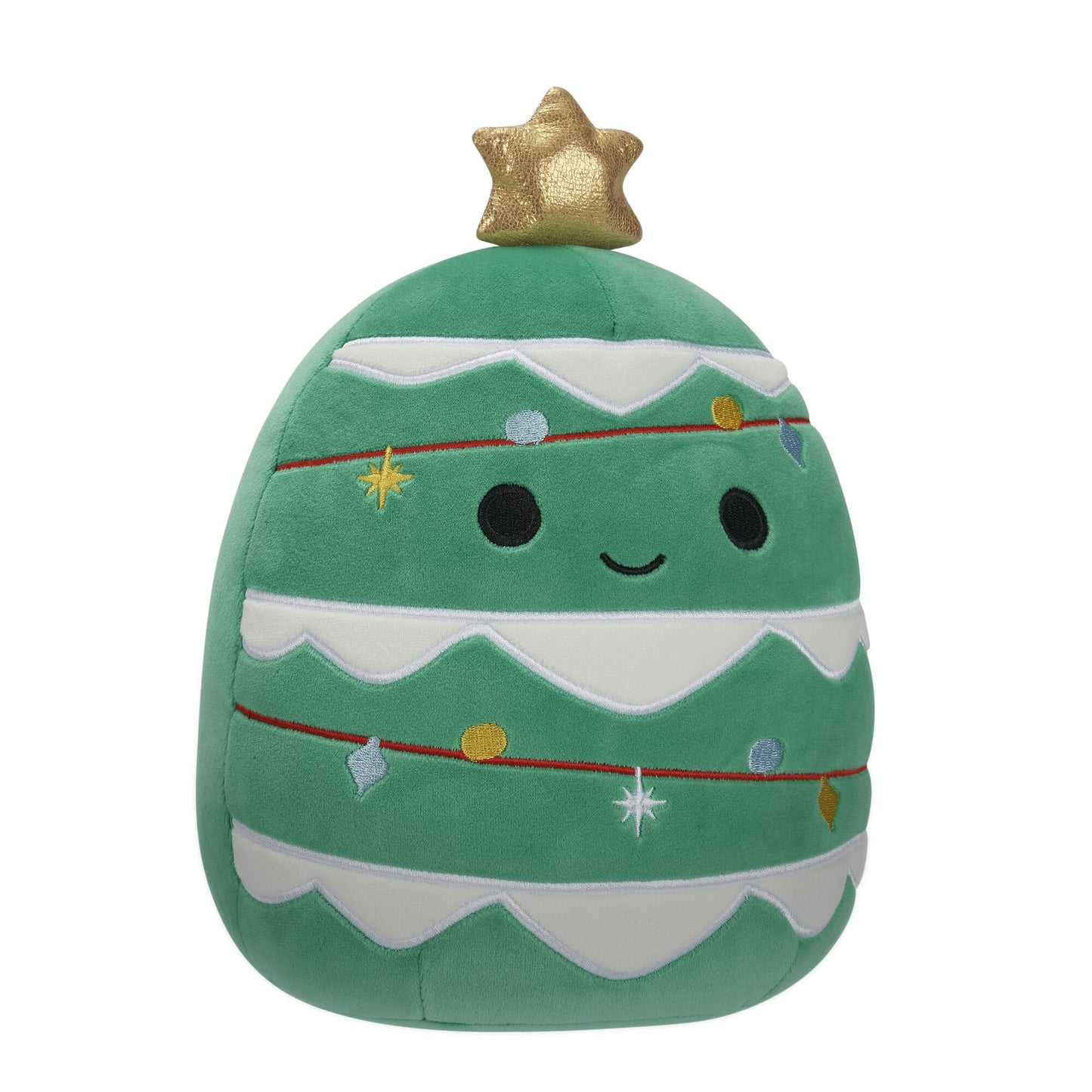 Original 8 Inch Johann the Christmas Tree with Snow - Child'S Ultra Soft Plush Toy