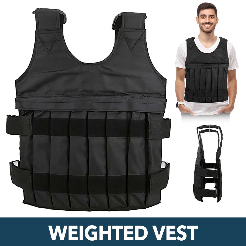 Weighted Vest 20KG/50KG Gym Running Fitness Sports Training Weight Loss Jacket