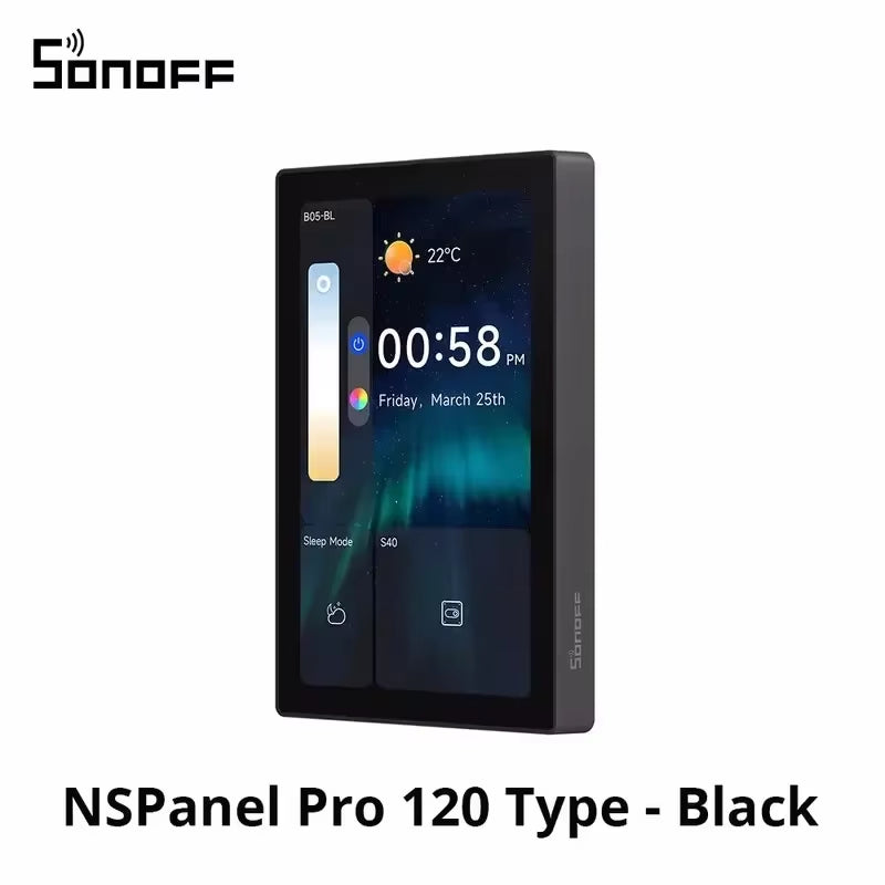 Nspanel Pro 120 Smart Home Control Panel Touch Screen Zigbee 3.0 Gateway Voice Control via Alexa Google Matter E-Wlink