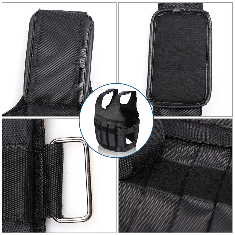 Weighted Vest 20KG/50KG Gym Running Fitness Sports Training Weight Loss Jacket