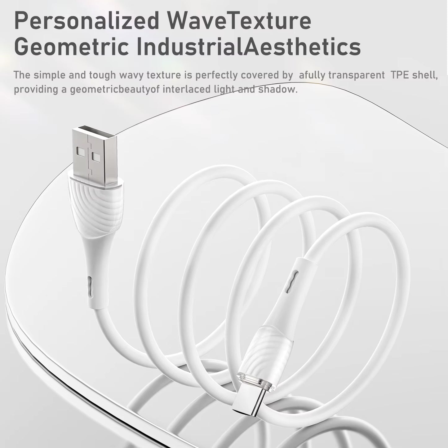 5V 3A 15W USB a to C Fast Charging Cable Suitable for Macbook Pro Galaxy S9 S20 S10 S8 and Other USB C Charging Devices