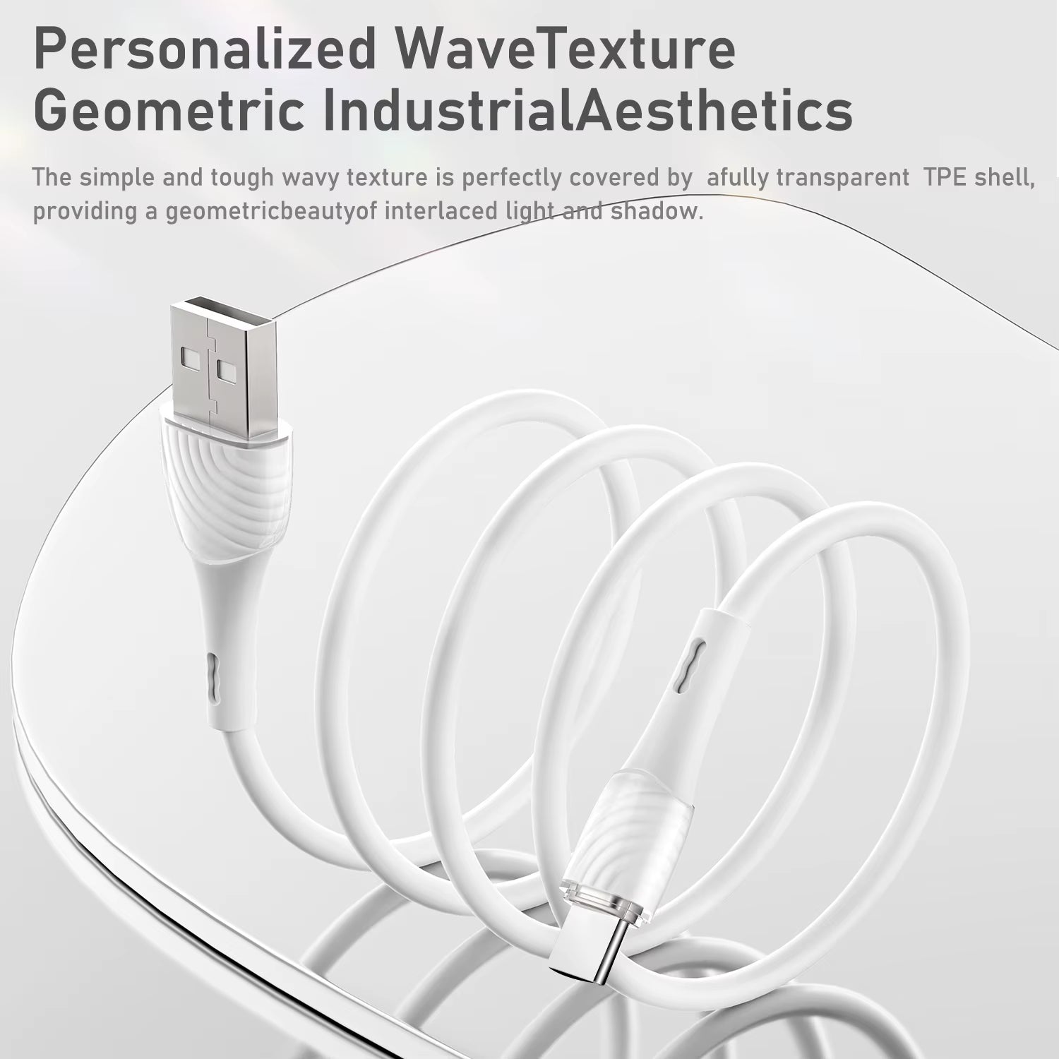 5V 3A 15W USB a to C Fast Charging Cable Suitable for Macbook Pro Galaxy S9 S20 S10 S8 and Other USB C Charging Devices