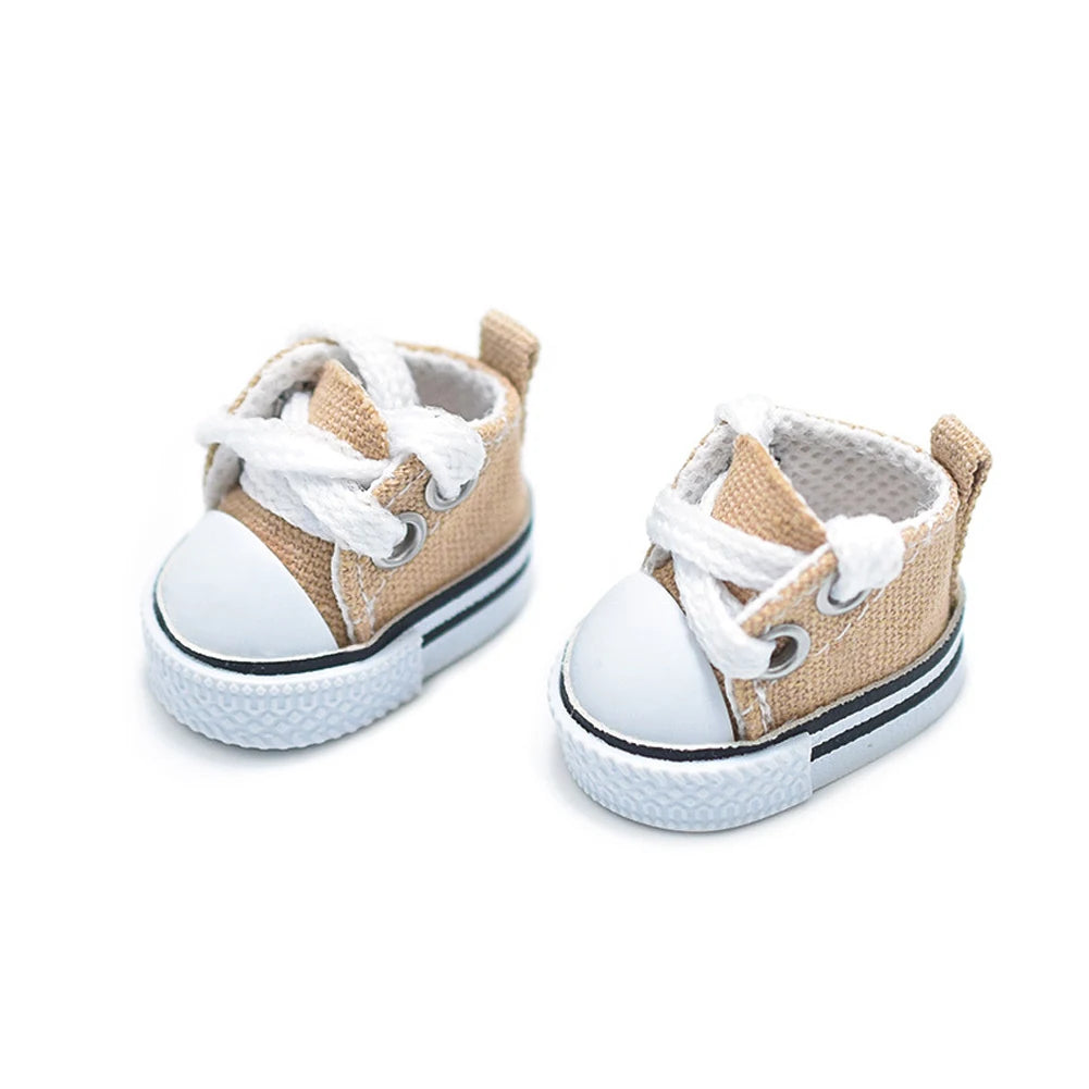 For Ropa LABUBU 15/17Cm Cotton Dolls Shoes Toys Casual Sports Canvas Shoes Martin Boots Dolls Accessories for Labubu Outfits