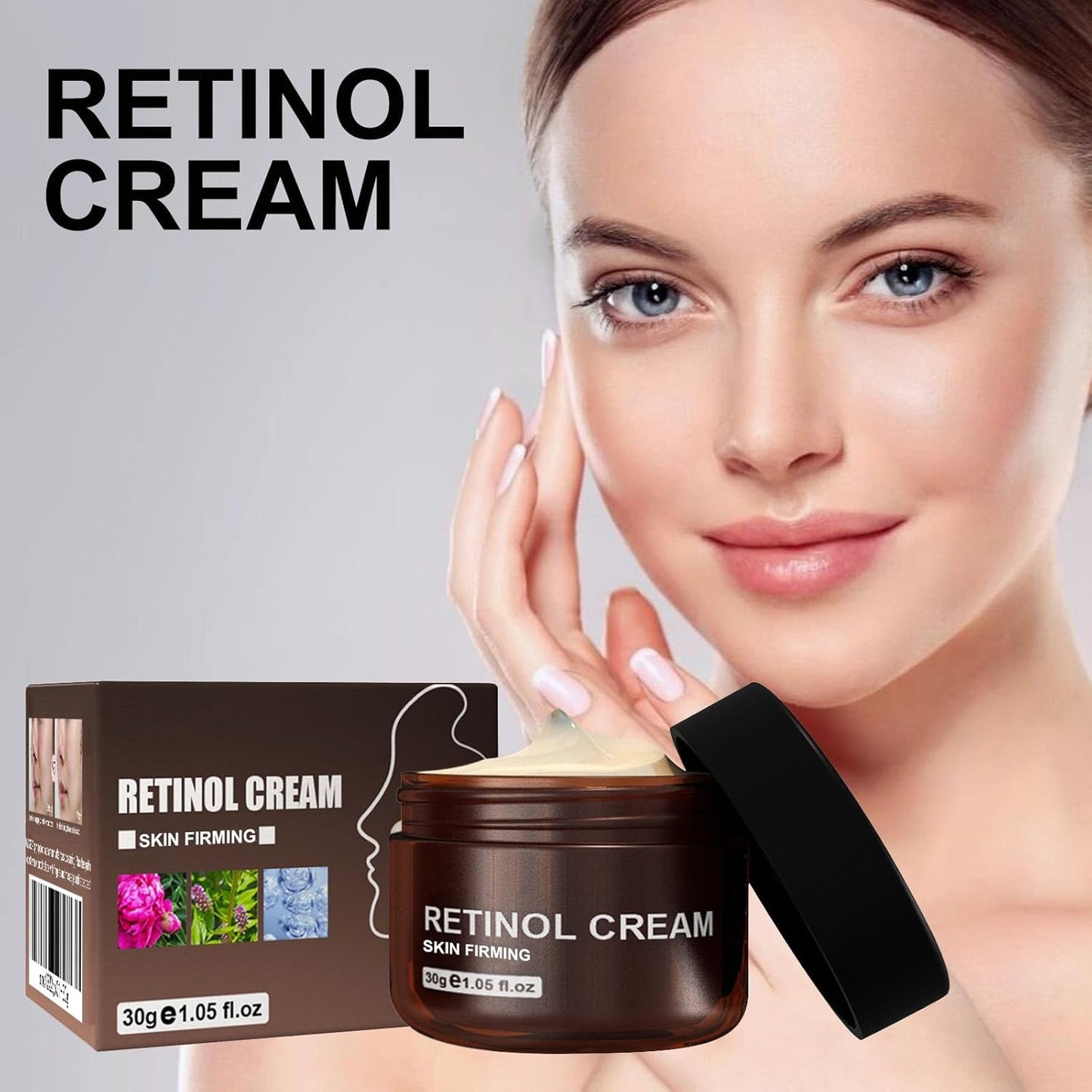 Seurico Retinol Cream, Seurico Retinol Facial Cream, Seurico Retinol Collagen Hyaluronic Acid Face Cream, Seurico Retinol Moisturizer anti Aging Cream for Fac (2Pcs)