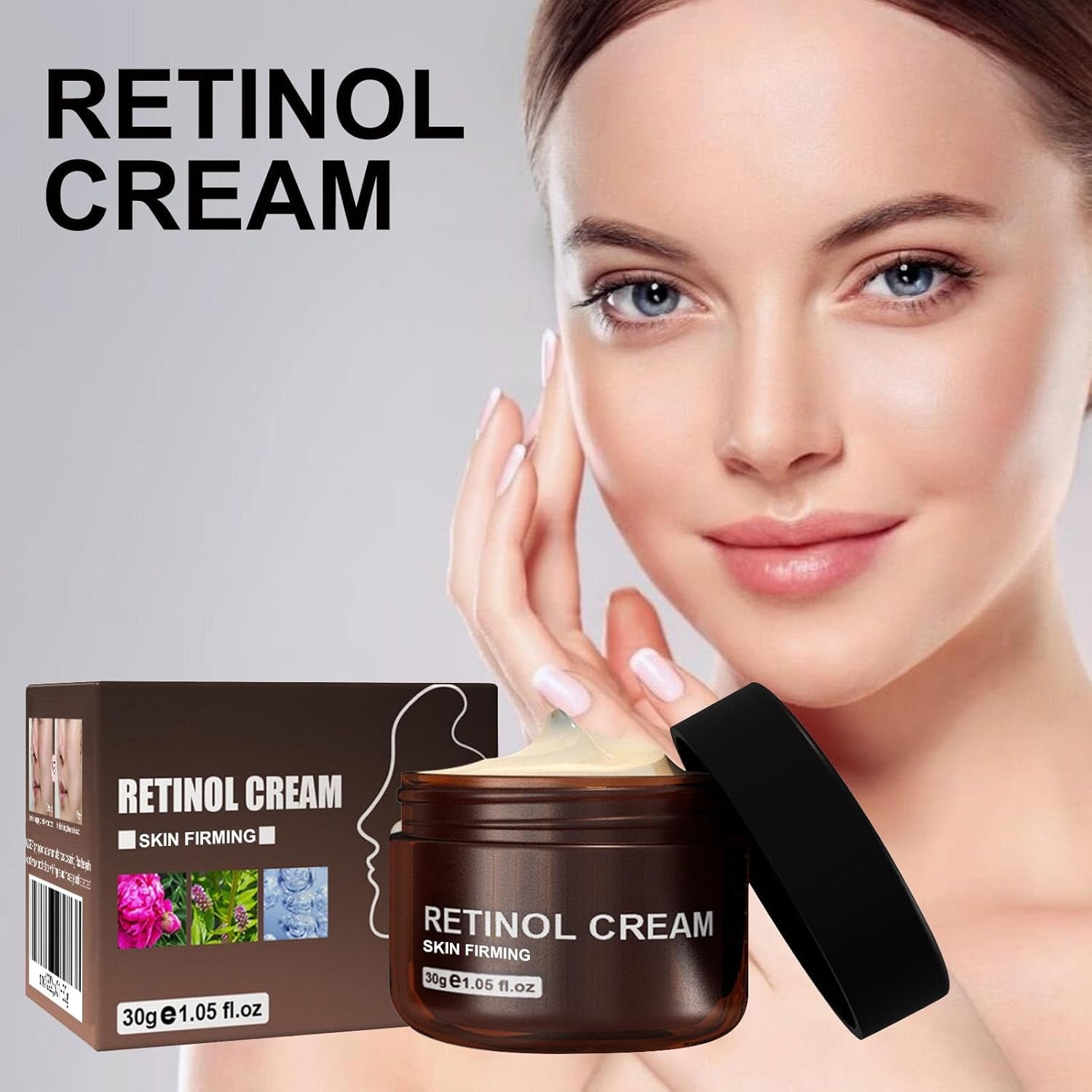 Seurico Retinol Cream, Seurico Retinol Facial Cream, Seurico Retinol Collagen Hyaluronic Acid Face Cream, Seurico Retinol Moisturizer anti Aging Cream for Fac (2Pcs)