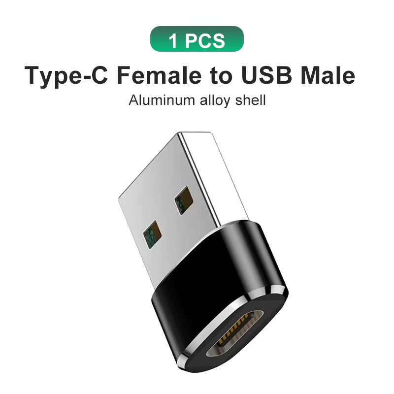 Type C to USB Adapter 3.0 USB-C 3.1 Male OTG a Female Data Connector for Macbook Pro Ipad Mini 6/Pro Macbook Air Type C Devices