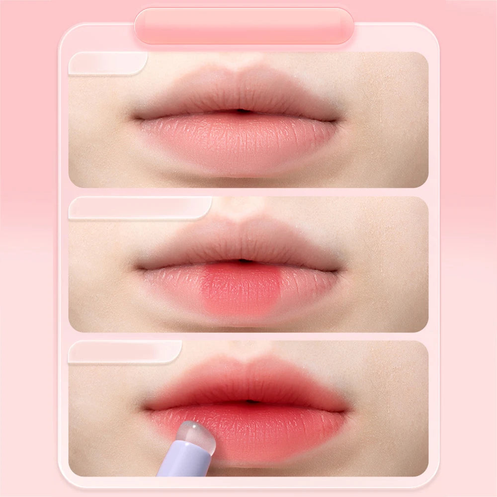 Q Soft Silicone Lip Brush with Cover Rare Beauty Permanent Makeup Machine Makeup Concealer Brush Lip Applicator Cosmetics Beauty