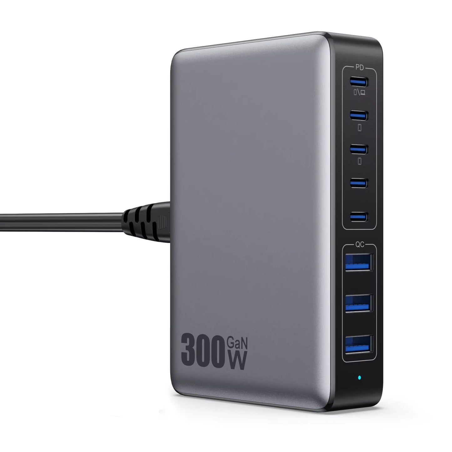 200/300/540/620W Gan High Power Multi-Port Fast Charger Multiple Charging Station for Iphone, for Macbook, for Samsung Etc