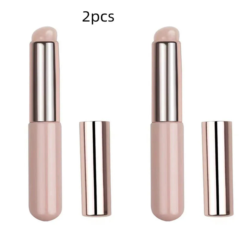 Q Soft Silicone Lip Brush with Cover Rare Beauty Permanent Makeup Machine Makeup Concealer Brush Lip Applicator Cosmetics Beauty
