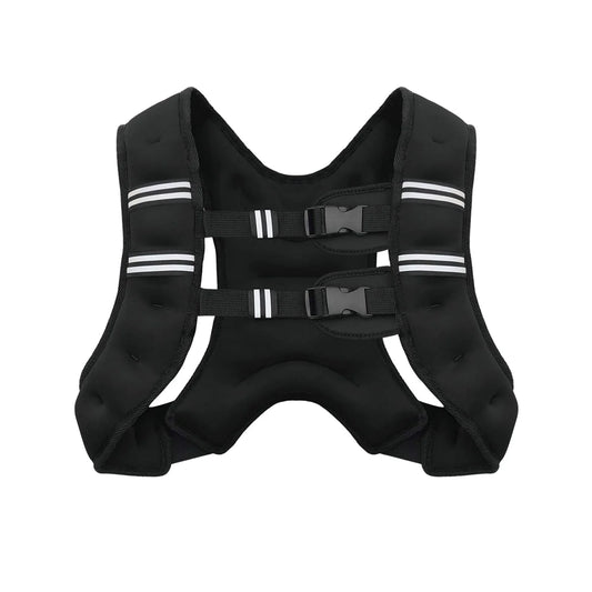 Weighted Vest 12 Lb Weight Vest for Woman Men Sport Weighted Vest with Reflective Stripe Adjustable Buckle Straps Mesh Pocket for Strength Training Running