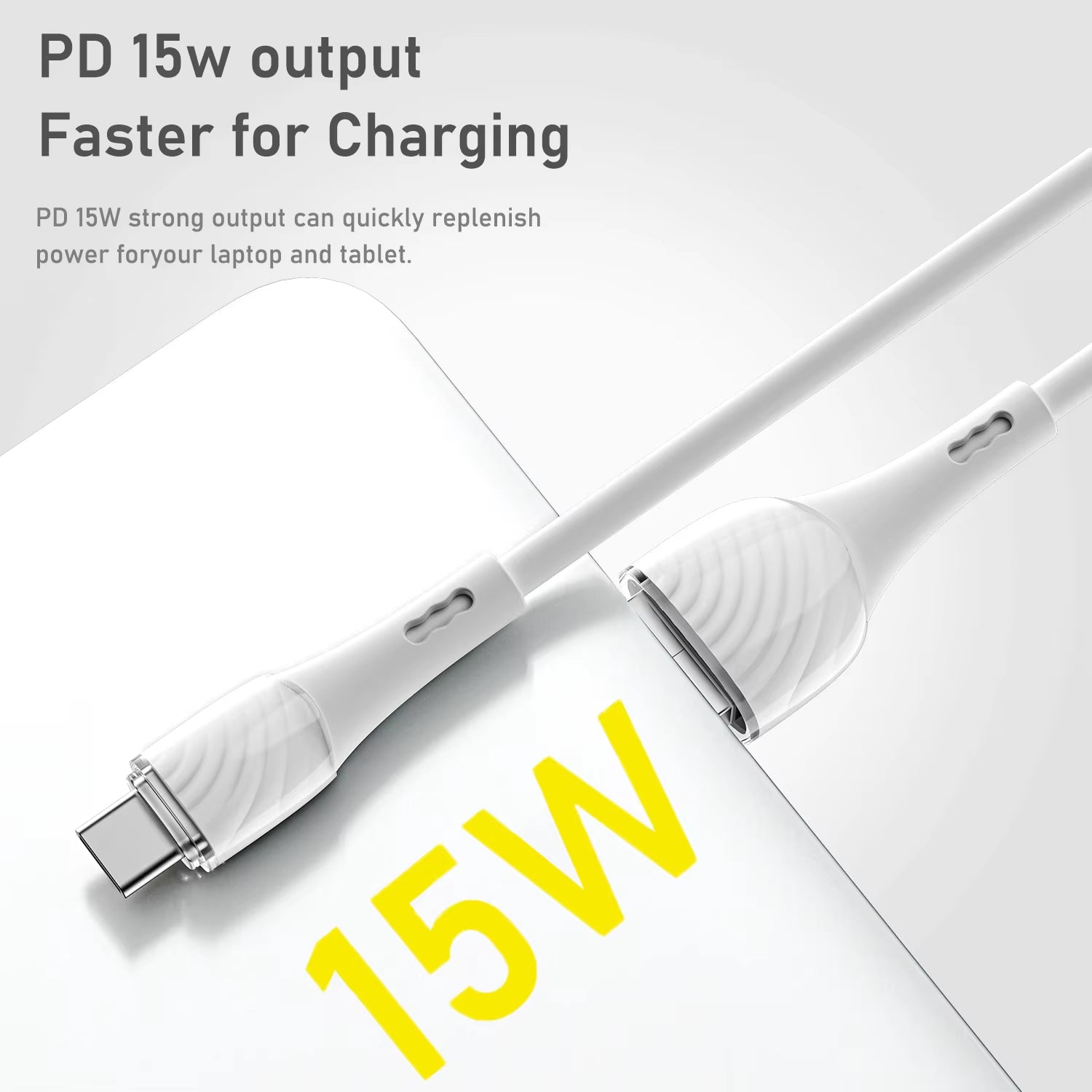5V 3A 15W USB a to C Fast Charging Cable Suitable for Macbook Pro Galaxy S9 S20 S10 S8 and Other USB C Charging Devices