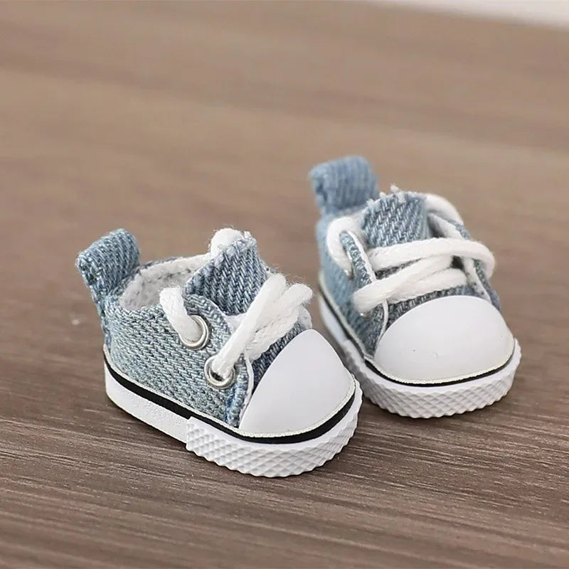 For Ropa LABUBU 15/17Cm Cotton Dolls Shoes Toys Casual Sports Canvas Shoes Martin Boots Dolls Accessories for Labubu Outfits