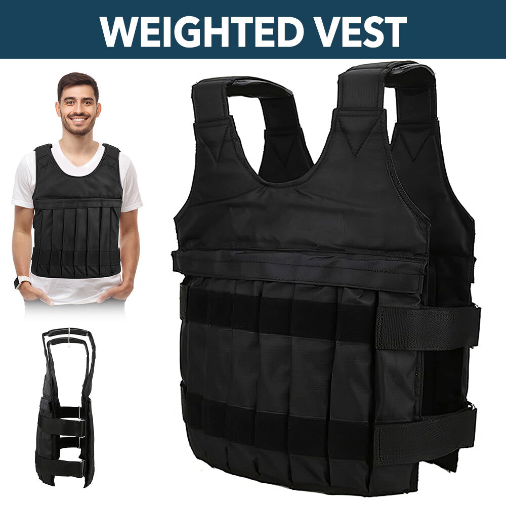 Weighted Vest 20KG/50KG Gym Running Fitness Sports Training Weight Loss Jacket