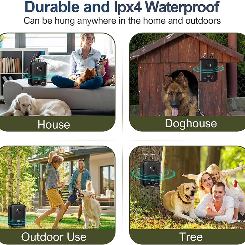 Anti Barking Devices Auto Barking Control Devices with 3 Modes Ultrasonic Dog Stop Barking Dog Devices