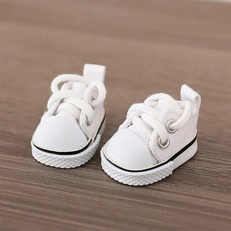 For Ropa LABUBU 15/17Cm Cotton Dolls Shoes Toys Casual Sports Canvas Shoes Martin Boots Dolls Accessories for Labubu Outfits