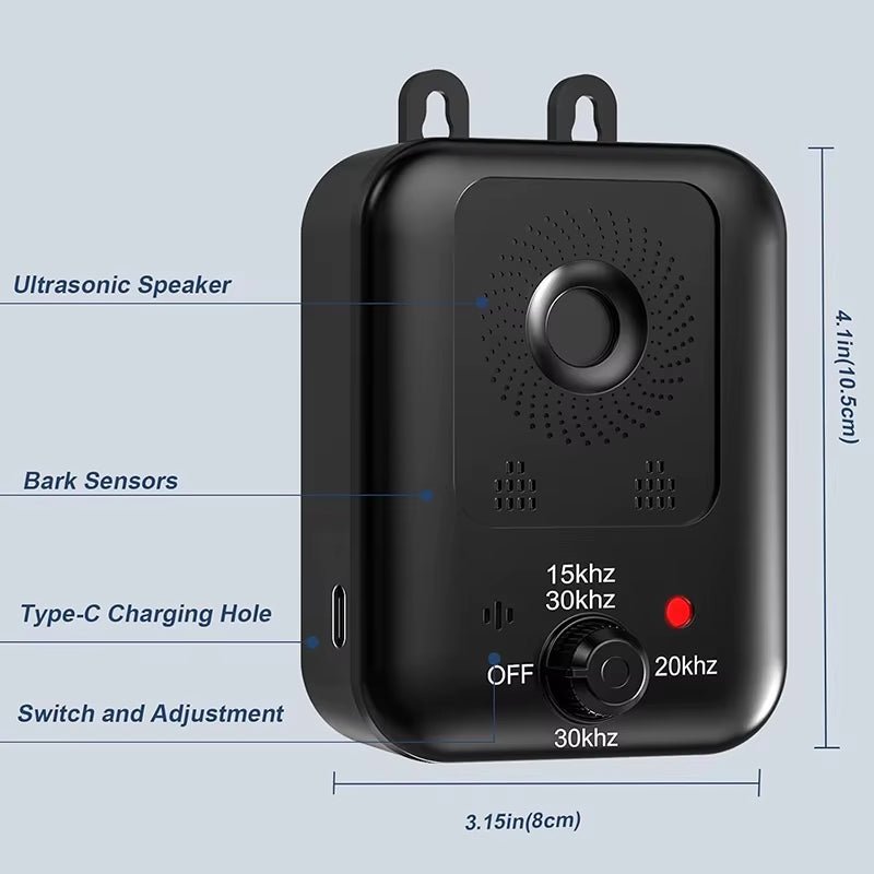 Anti Barking Devices Auto Barking Control Devices with 3 Modes Ultrasonic Dog Stop Barking Dog Devices