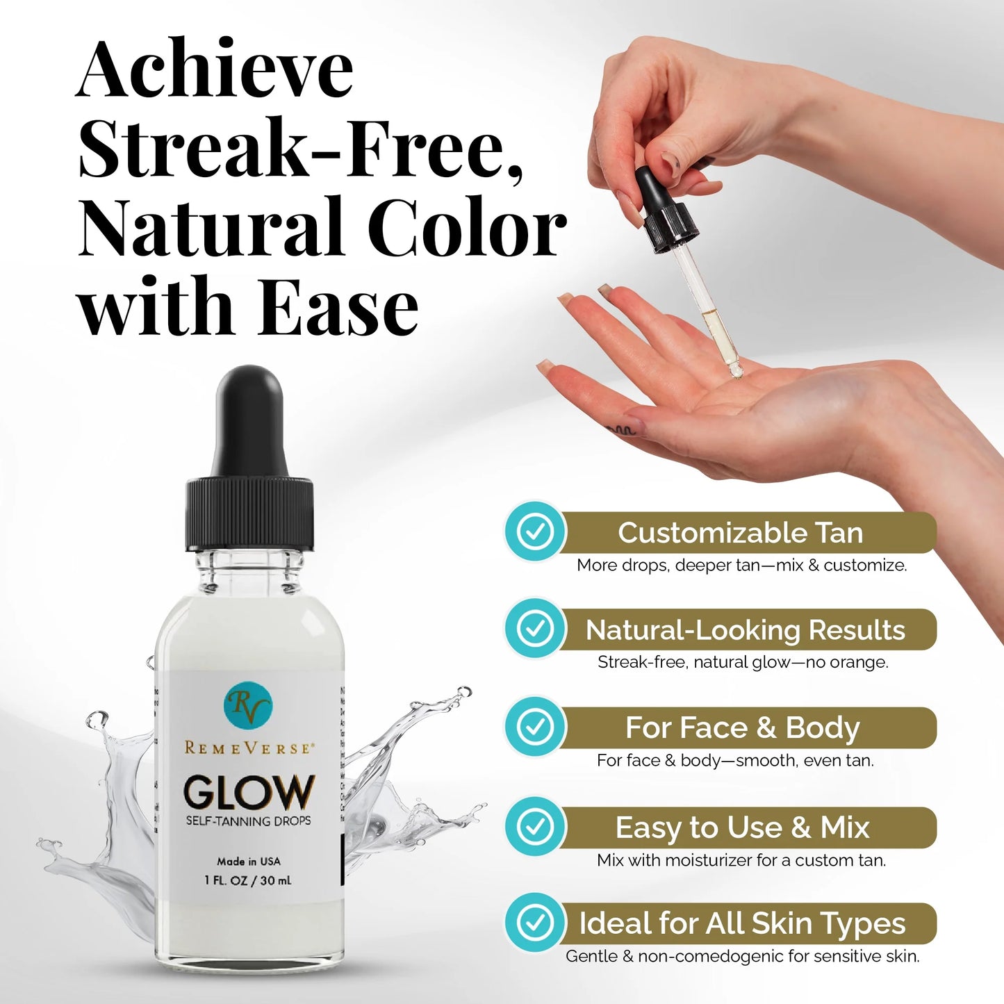 GLOW Self-Tanning Drops