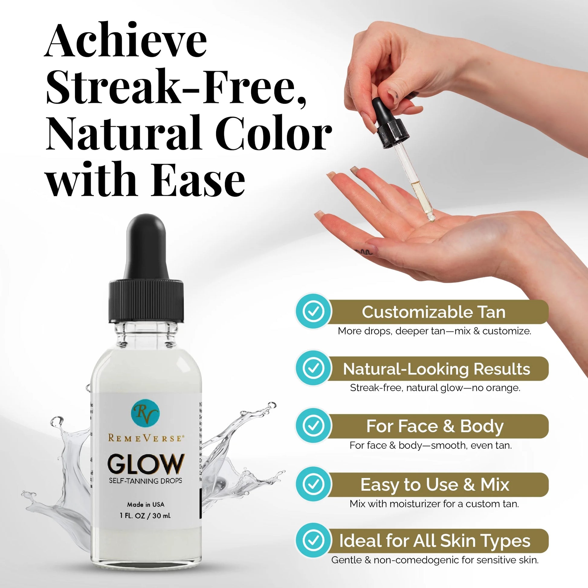 GLOW Self-Tanning Drops