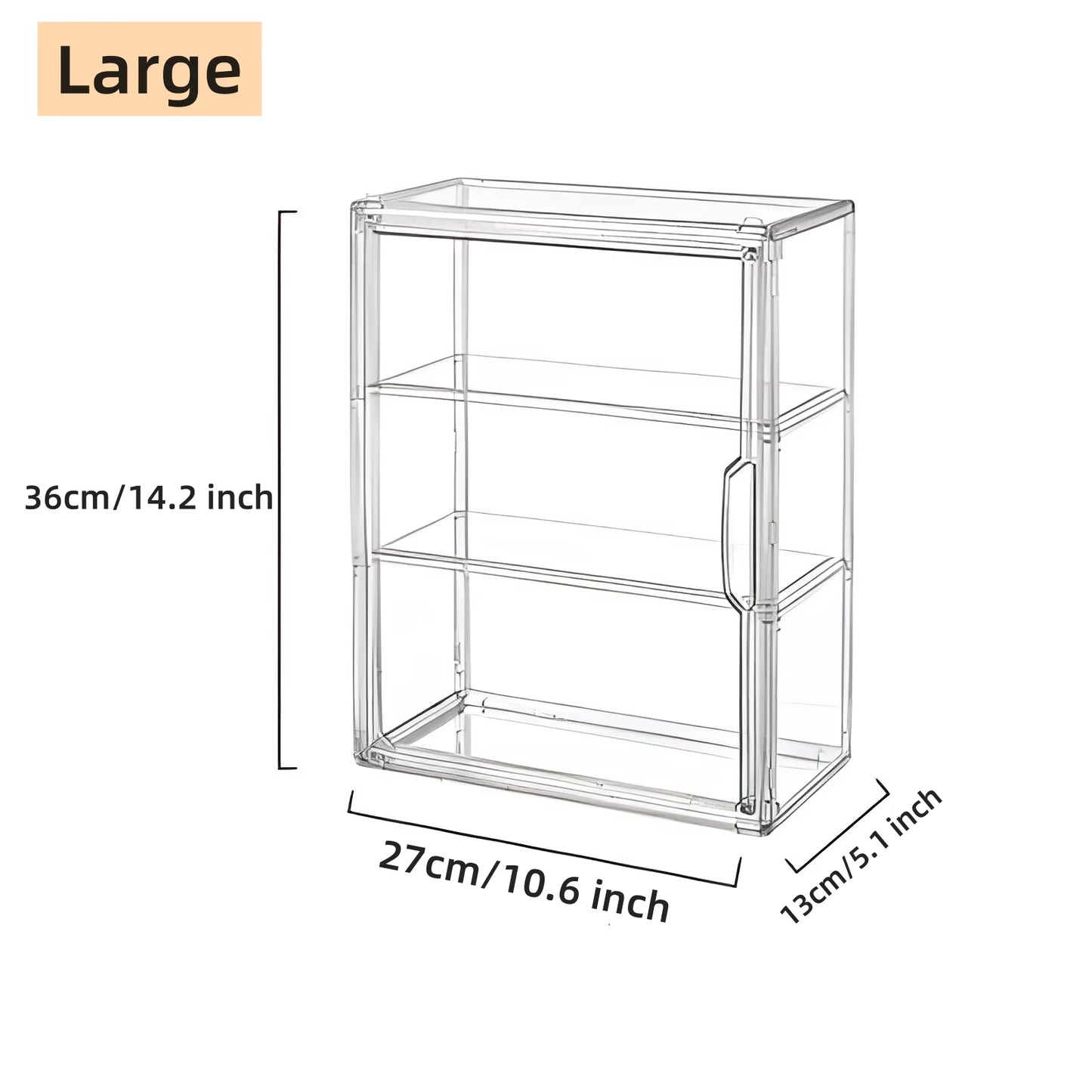 Blind Box Storage Display Box Transparent Doll Display Organizer Case for Figure Figurine Showcase Wall Mounted Collectibles Box