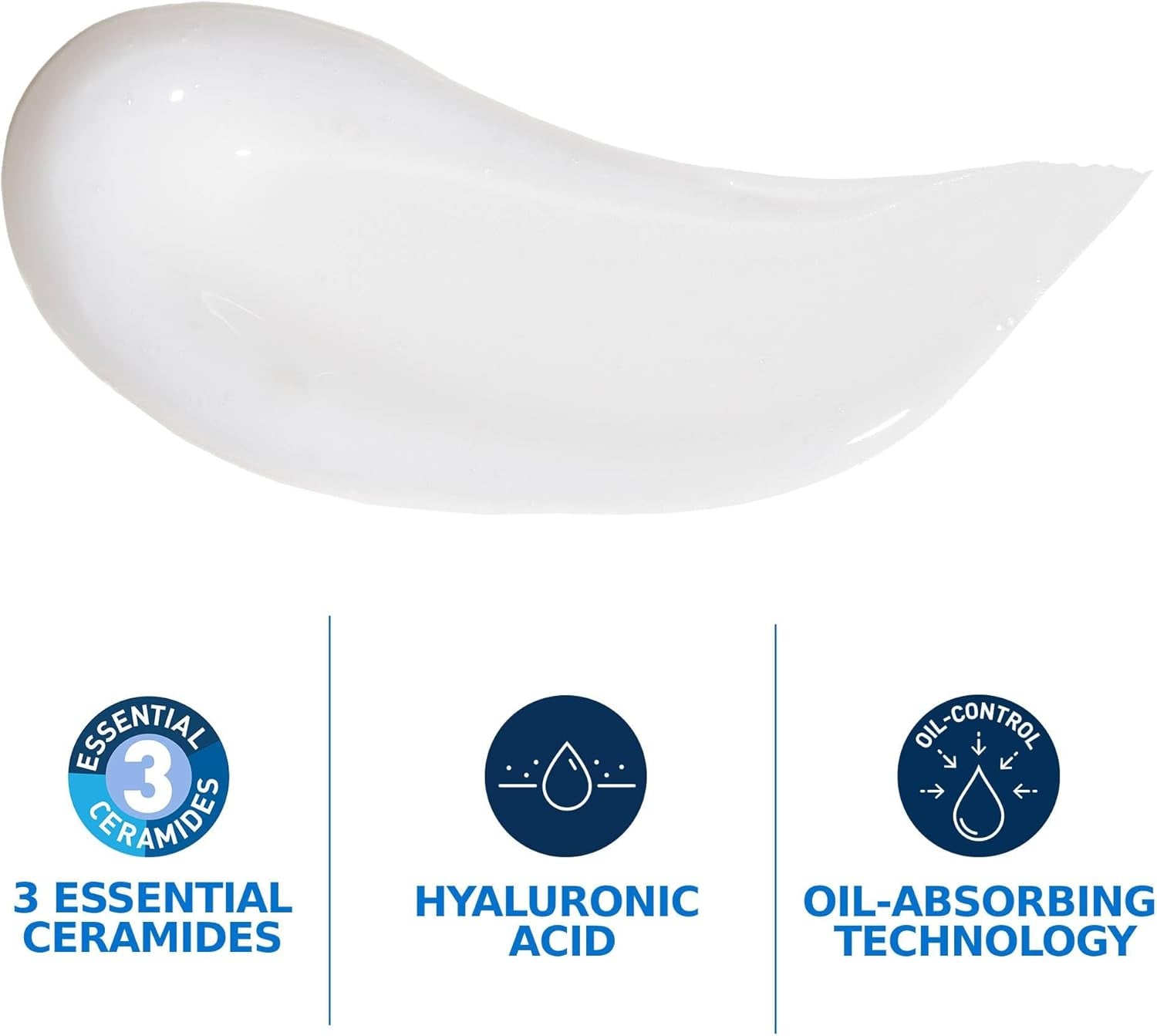 Cerave Oil Control Gel-Cream Moisturiser with Oil Absorbing Technology & Ceramides for Combination and Oily Skin 52Ml
