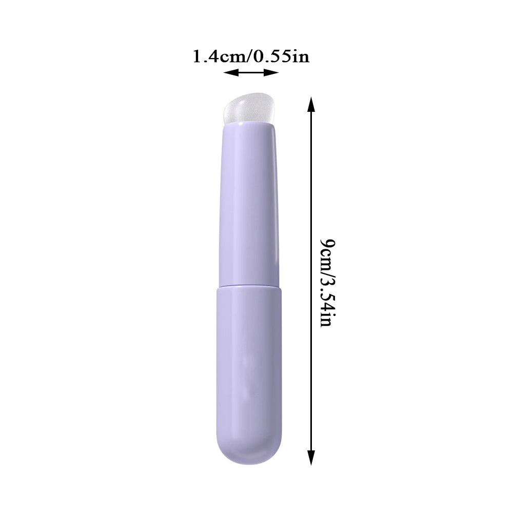 Q Soft Silicone Lip Brush with Cover Rare Beauty Permanent Makeup Machine Makeup Concealer Brush Lip Applicator Cosmetics Beauty