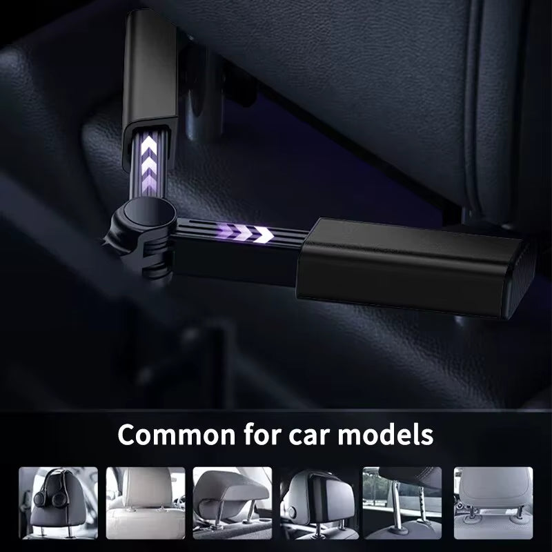 Telescopic Car Phone Holder for Rear Row Tablet Holder anti Shake Tablet Mount Universal Auto Phone Stand for 4-12.9 Inch Ipad