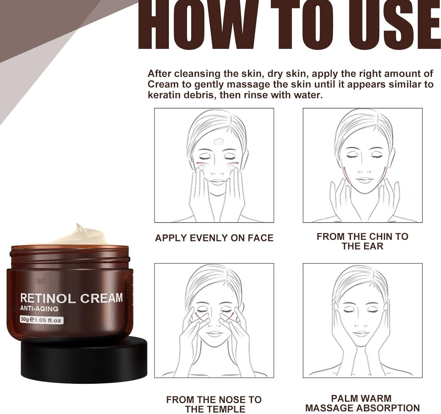 Seurico Retinol Cream, Seurico Retinol Facial Cream, Seurico Retinol Collagen Hyaluronic Acid Face Cream, Seurico Retinol Moisturizer anti Aging Cream for Fac (2Pcs)