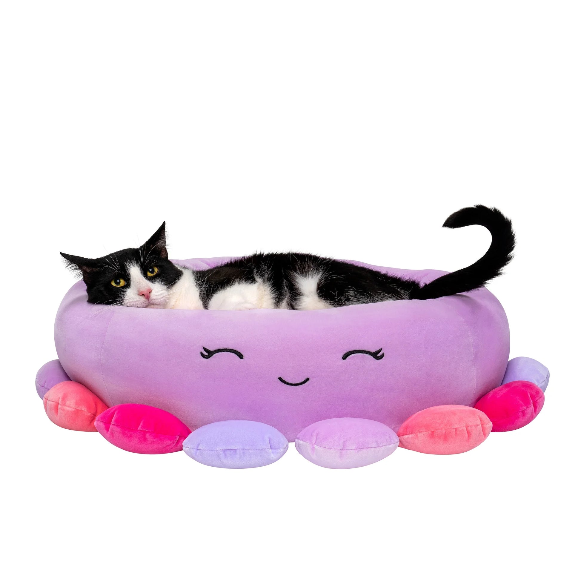 24-Inch Octopus Pet Bed - Medium Ultrasoft Official  Plush Pet Bed