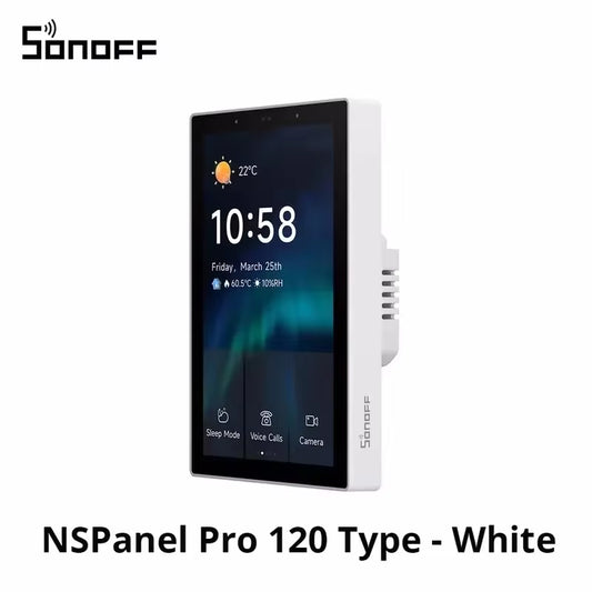 Nspanel Pro 120 Smart Home Control Panel Touch Screen Zigbee 3.0 Gateway Voice Control via Alexa Google Matter E-Wlink
