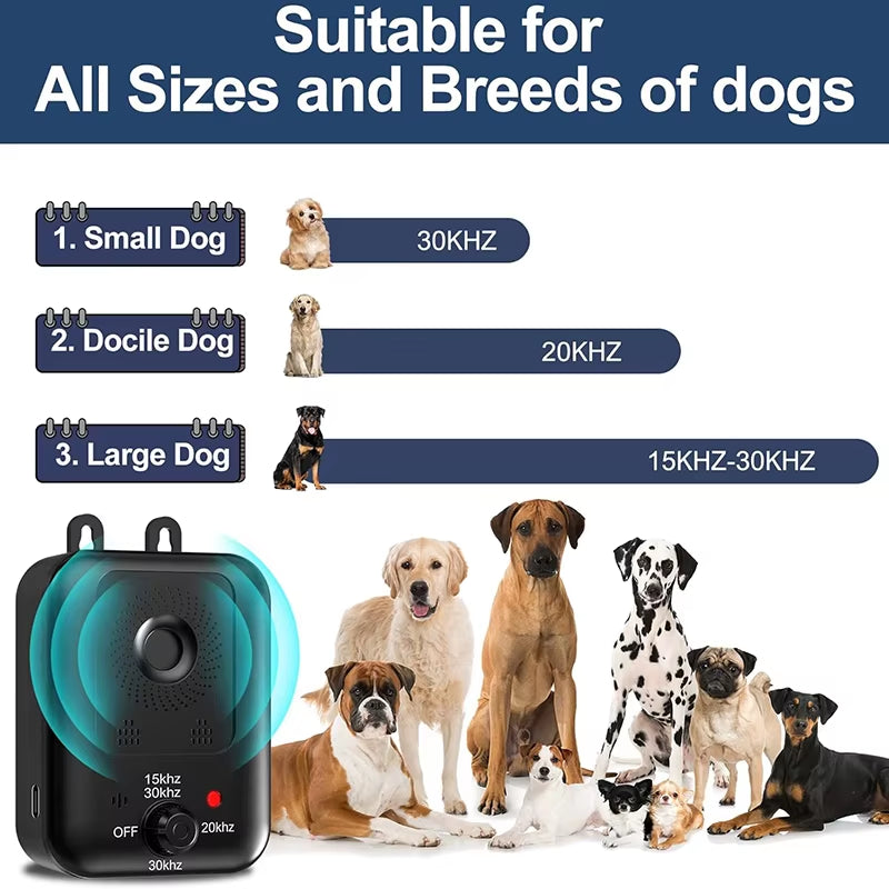 Anti Barking Devices Auto Barking Control Devices with 3 Modes Ultrasonic Dog Stop Barking Dog Devices