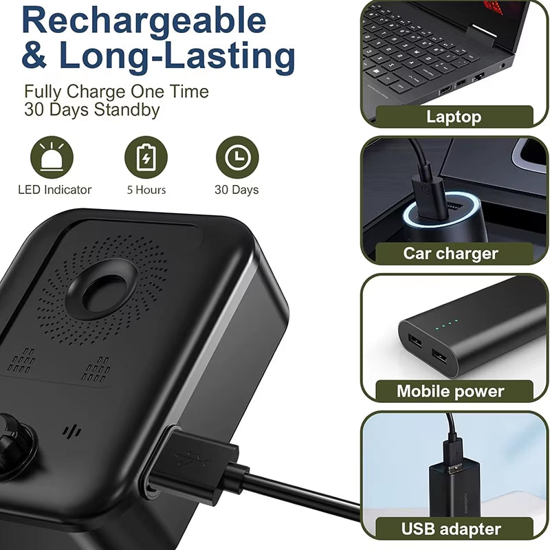 Anti Barking Devices Auto Barking Control Devices with 3 Modes Ultrasonic Dog Stop Barking Dog Devices