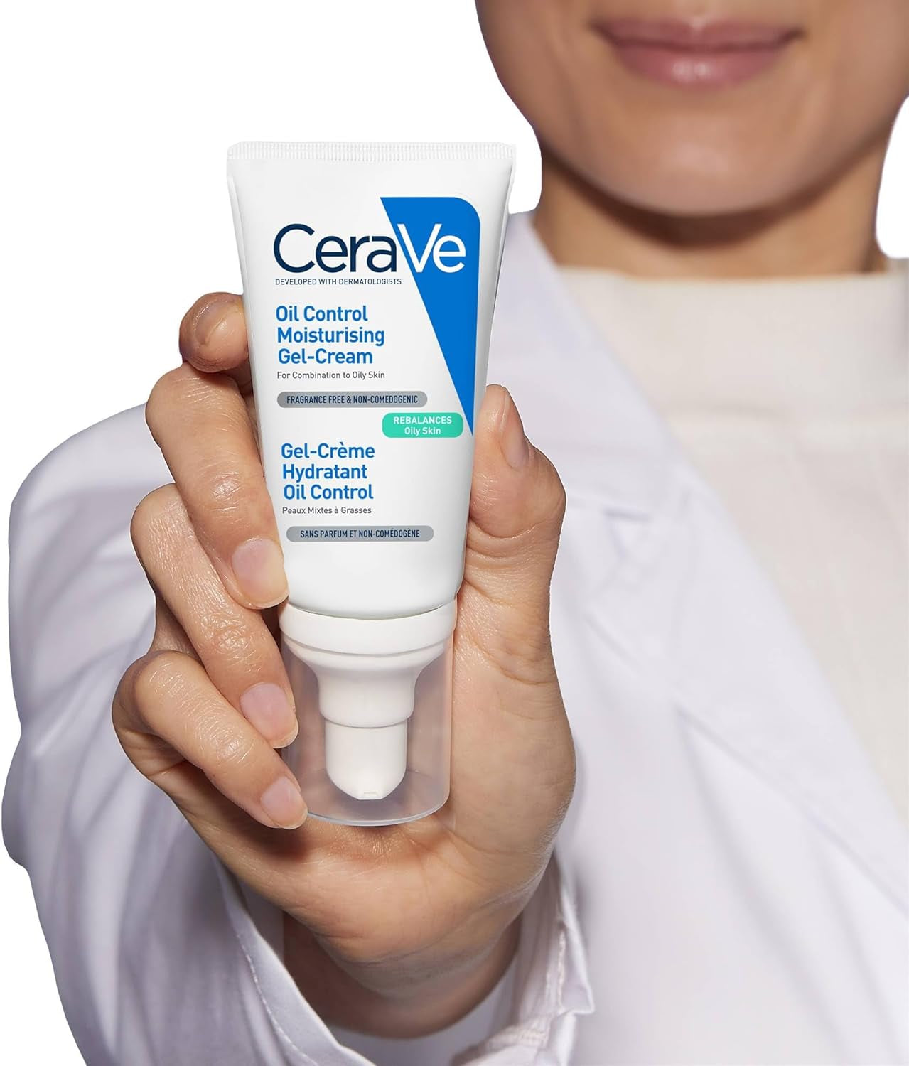Cerave Oil Control Gel-Cream Moisturiser with Oil Absorbing Technology & Ceramides for Combination and Oily Skin 52Ml