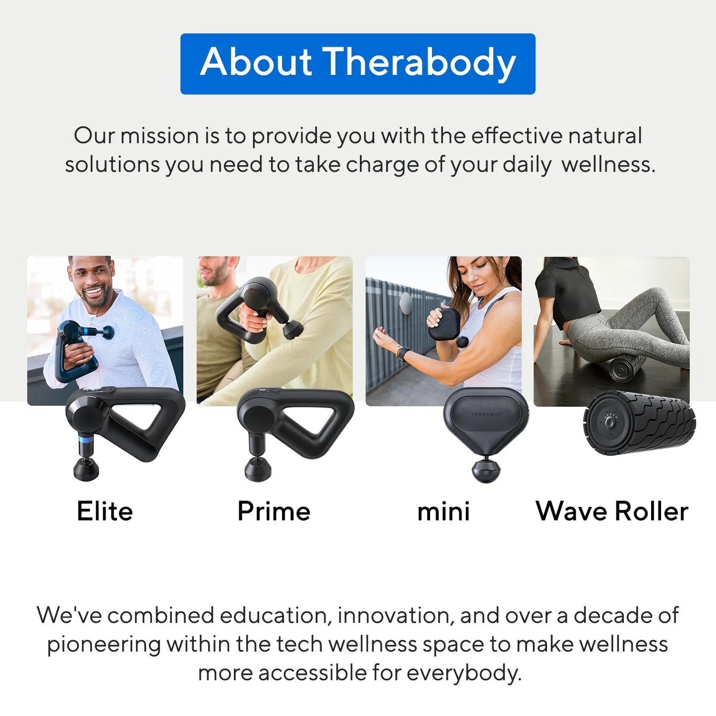 Wave Roller High-Density Firm Foam Roller for Body & Large Muscles - Bluetooth Enabled