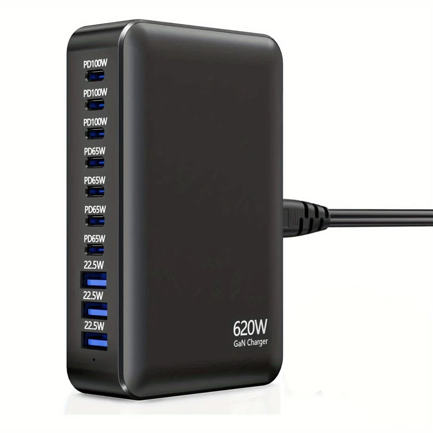 200/300/540/620W Gan High Power Multi-Port Fast Charger Multiple Charging Station for Iphone, for Macbook, for Samsung Etc