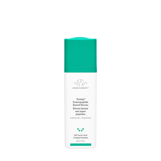 Protini Powerpeptide Resurf Serum - 30 Ml/1 Fl Oz - Exfoliating Lactic Acid AHA Serum - Clean Clinical Skincare - Cruelty-Free - Free of Essential Oils, Silicones, and Fragrance