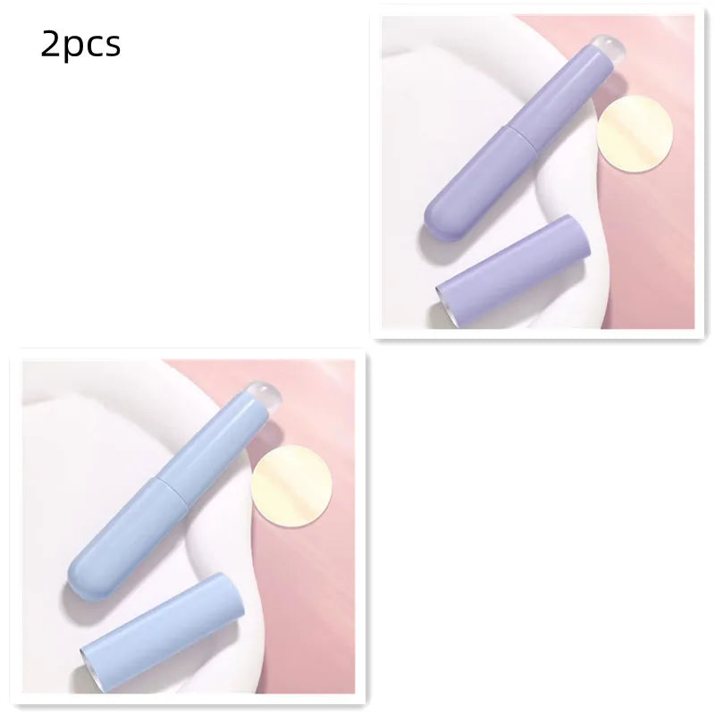 Q Soft Silicone Lip Brush with Cover Rare Beauty Permanent Makeup Machine Makeup Concealer Brush Lip Applicator Cosmetics Beauty