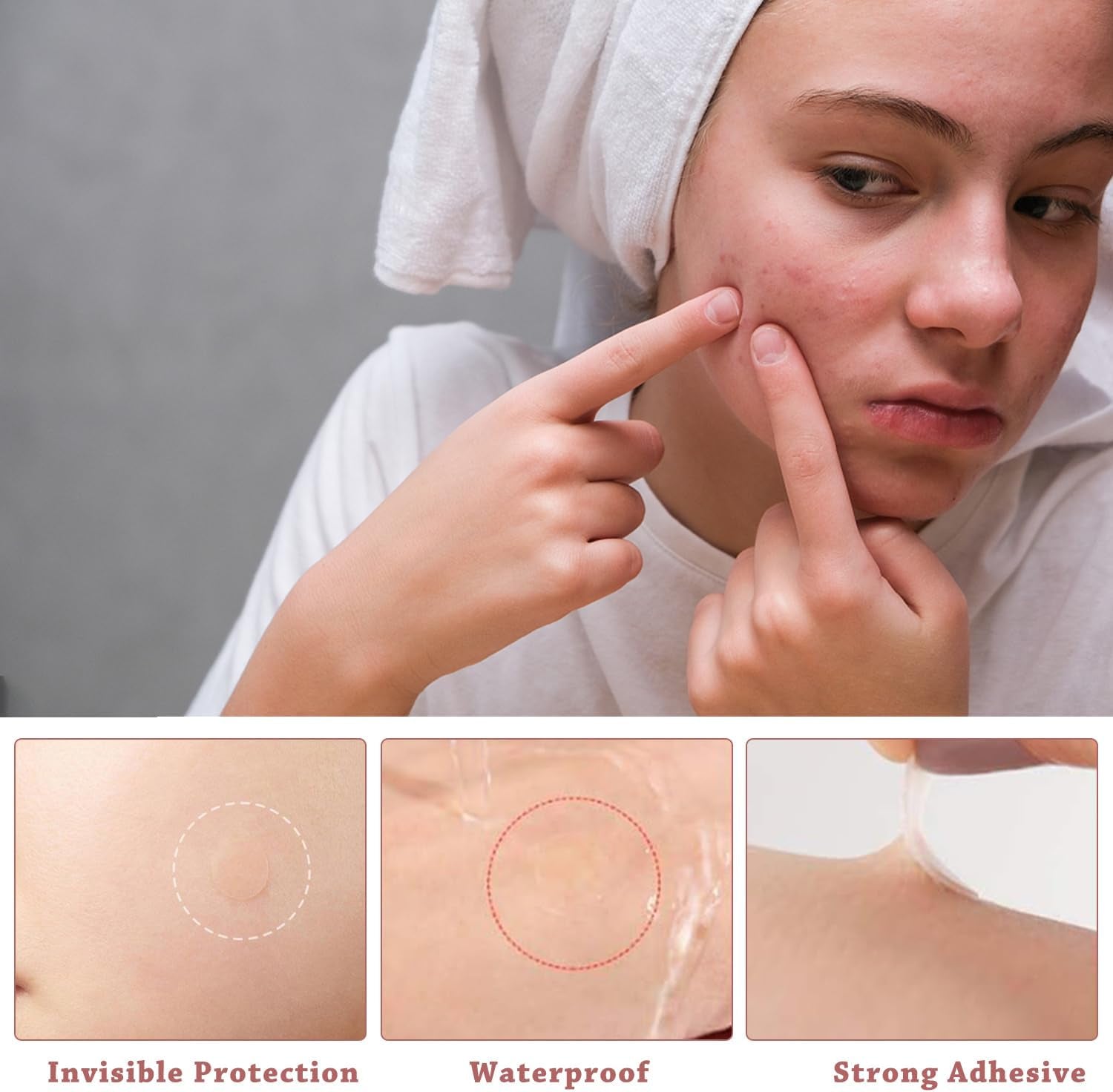 720 Pcs Hydrocolloid Acne Patches for Day & Night Use - Invisible Blemish Stickers for Spot Treatment, Clear Pimple Dots for Face Care (20 Sheets, Gentle & Effective)