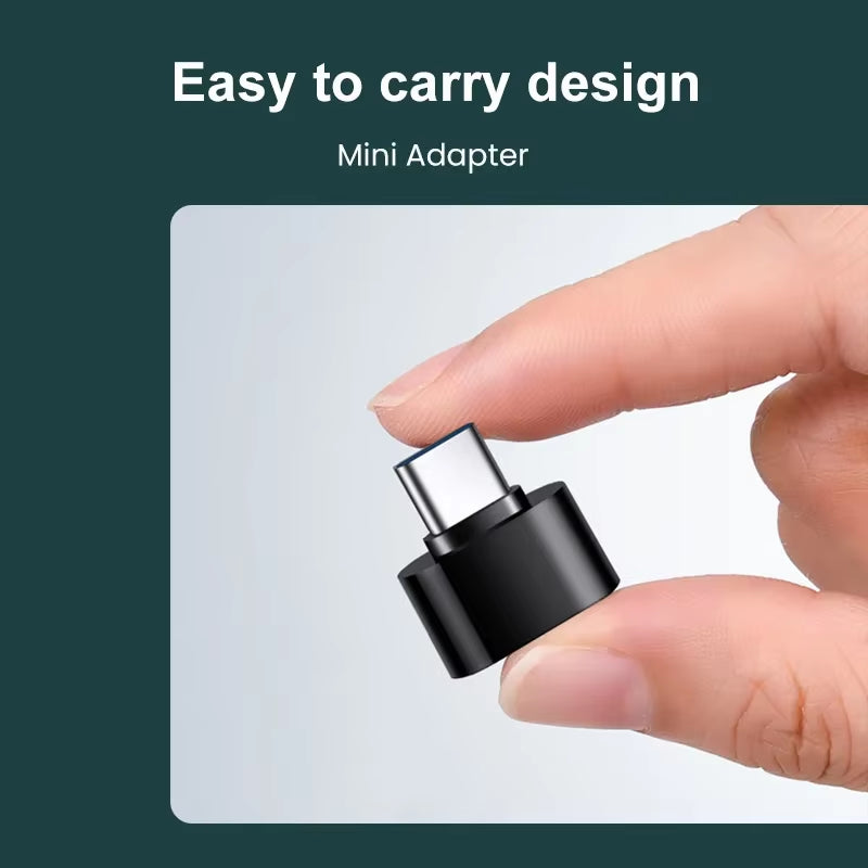 Type C to USB Adapter 3.0 USB-C 3.1 Male OTG a Female Data Connector for Macbook Pro Ipad Mini 6/Pro Macbook Air Type C Devices