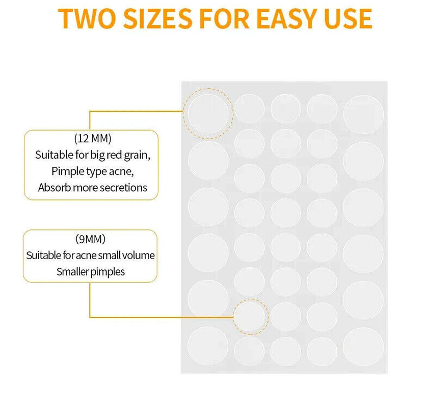Acne Patch Tag Hydrocolloid Pimple Spot Acne Patch Plaster 36Pc Sheet Sticker GB