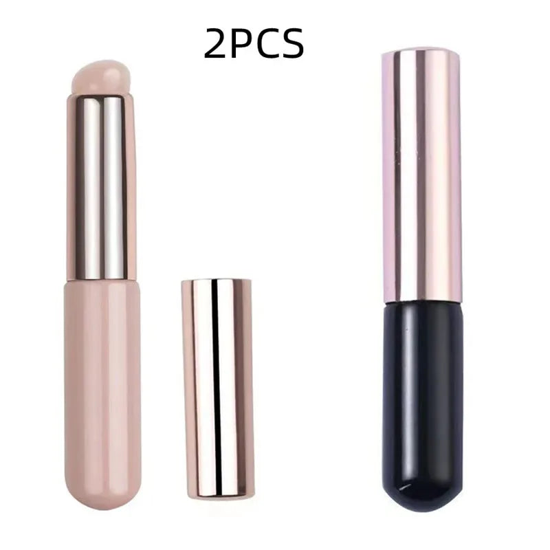Q Soft Silicone Lip Brush with Cover Rare Beauty Permanent Makeup Machine Makeup Concealer Brush Lip Applicator Cosmetics Beauty