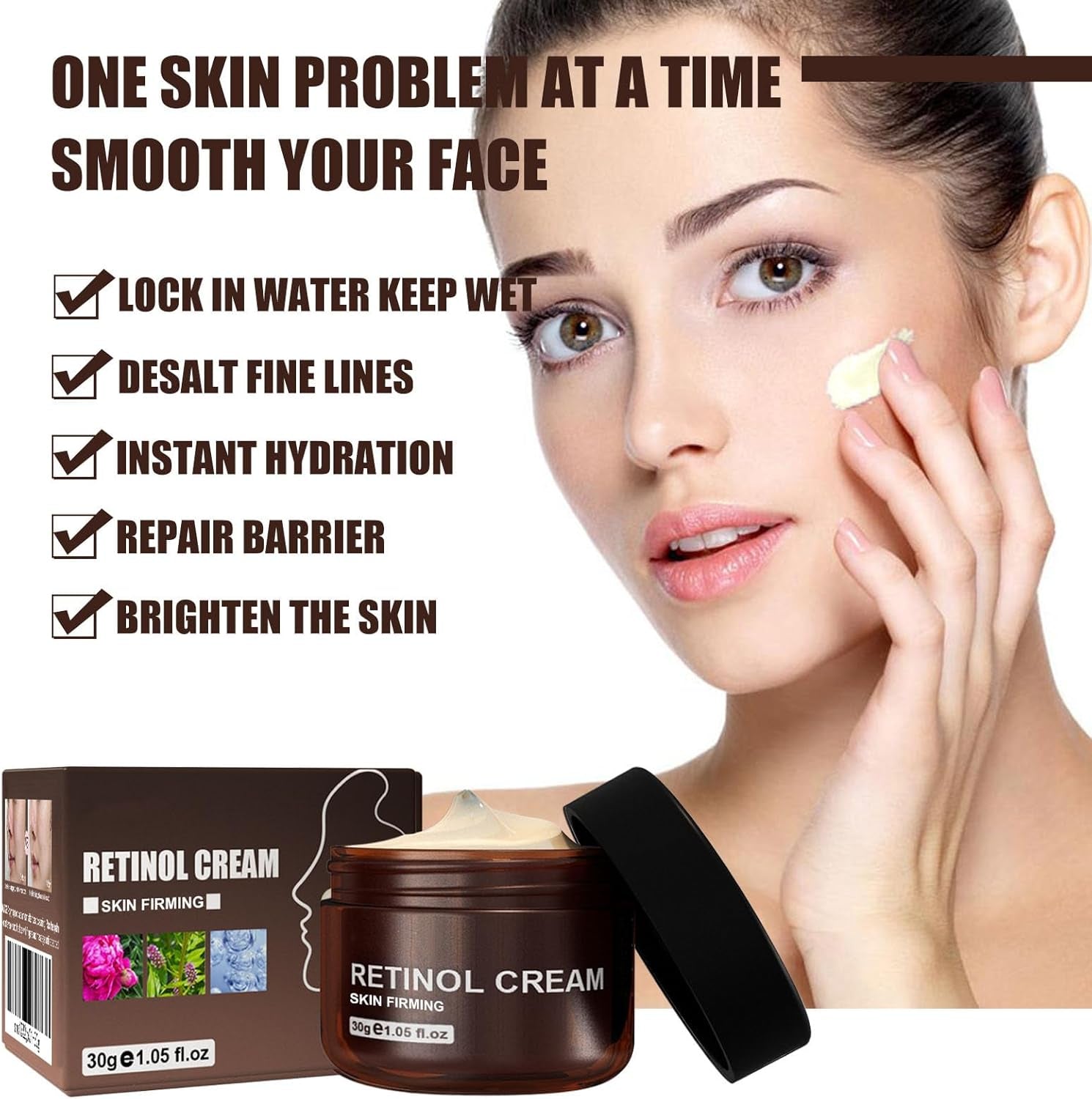 Seurico Retinol Cream, Seurico Retinol Facial Cream, Seurico Retinol Collagen Hyaluronic Acid Face Cream, Seurico Retinol Moisturizer anti Aging Cream for Fac (2Pcs)