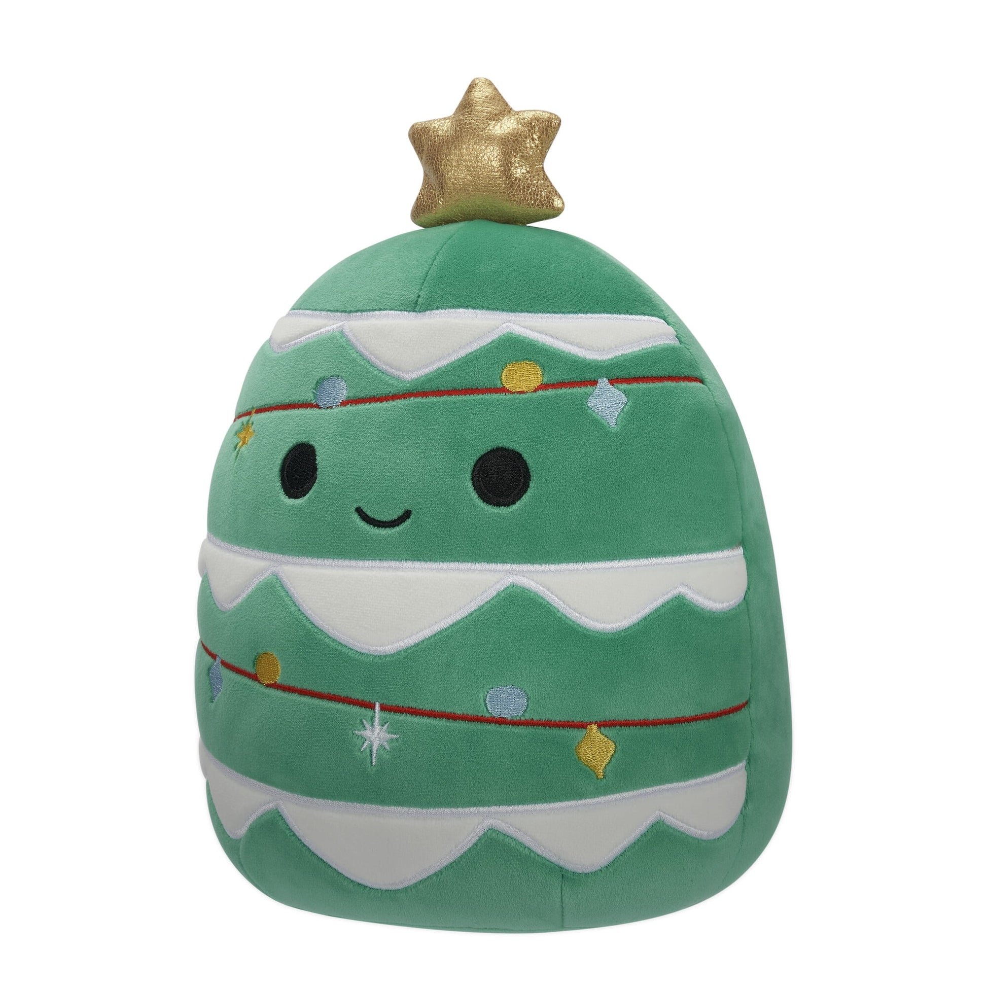Original 8 Inch Johann the Christmas Tree with Snow - Child'S Ultra Soft Plush Toy