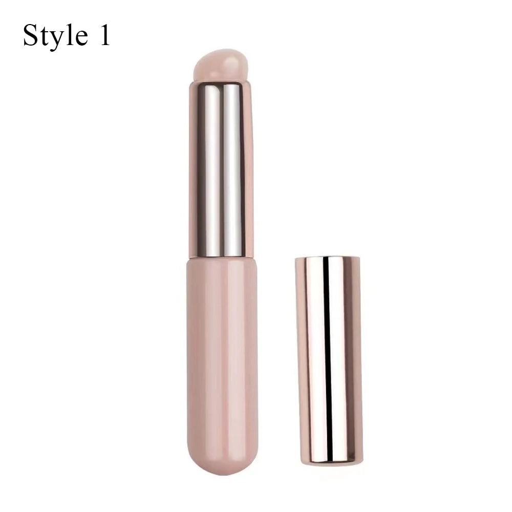 Q Soft Silicone Lip Brush with Cover Rare Beauty Permanent Makeup Machine Makeup Concealer Brush Lip Applicator Cosmetics Beauty