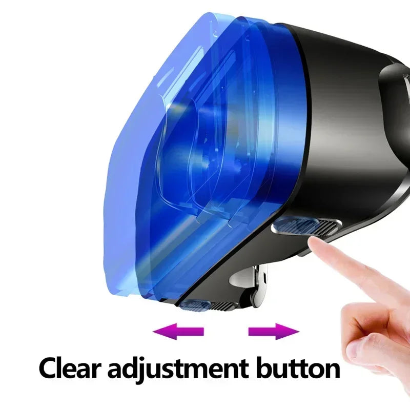 VRG Pro VR Glasses Virtual Reality Headset Devices Viar 3D Goggles AR Glasses Smart Lenses for 5-7'Smartphone Cell Phone