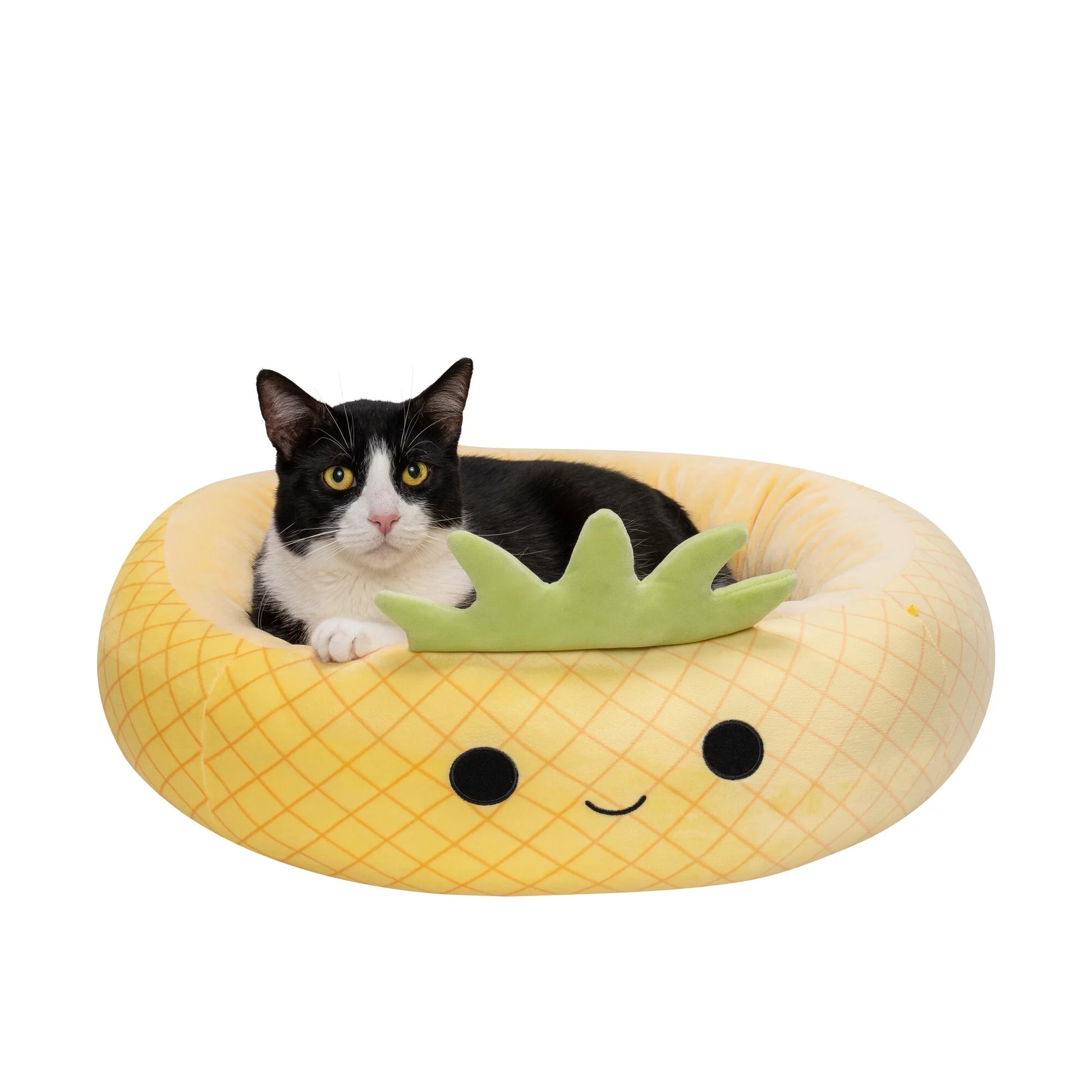 30 Inch Pineapple Pet Bed - Large Ultrasoft Official  Plush Pet Bed