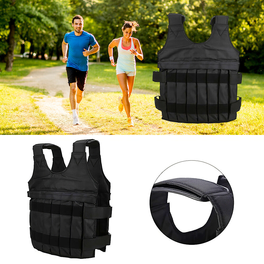 Weighted Vest 20KG/50KG Gym Running Fitness Sports Training Weight Loss Jacket